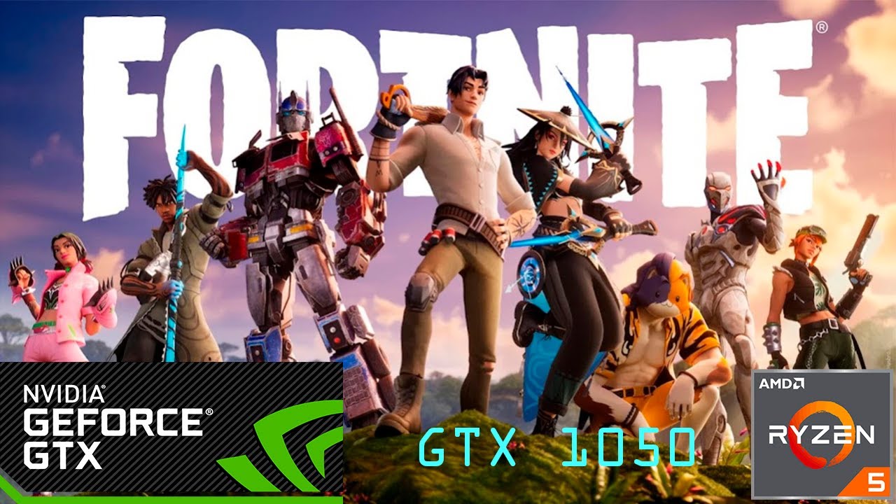 Fortnite Rendimiento Fidelidad Gràfica Baja + GTX 1050 + Ryzen 5 2400g + 16 GB