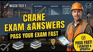 NCCCO Test 1 Questions & Complete Answers 2026 | Pass Your Crane Operator Exam Fast 🚧📚