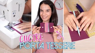 Cucire Un Porta Tessere Cucito Creativo Un Punto Alla Volta