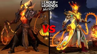 Dragon Lantern Thresh VS High Noon Thresh : Skin Comparison | Wildrift