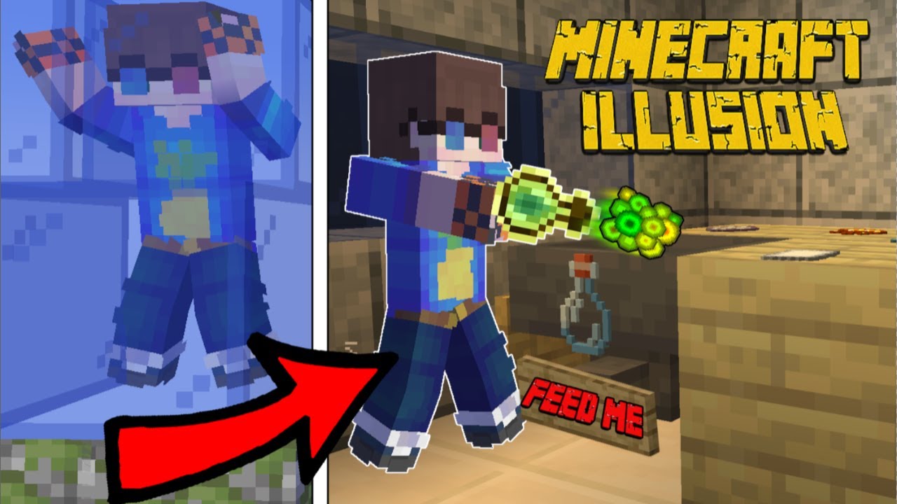 Trying To Escape Minecraft's Illusion Escape Room!