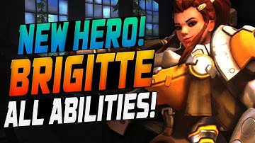NEW SUPPORT HERO BRIGITTE! ALL ABILITIES! BRIGITTE GAMEPLAY! OVERWATCH NEW HERO