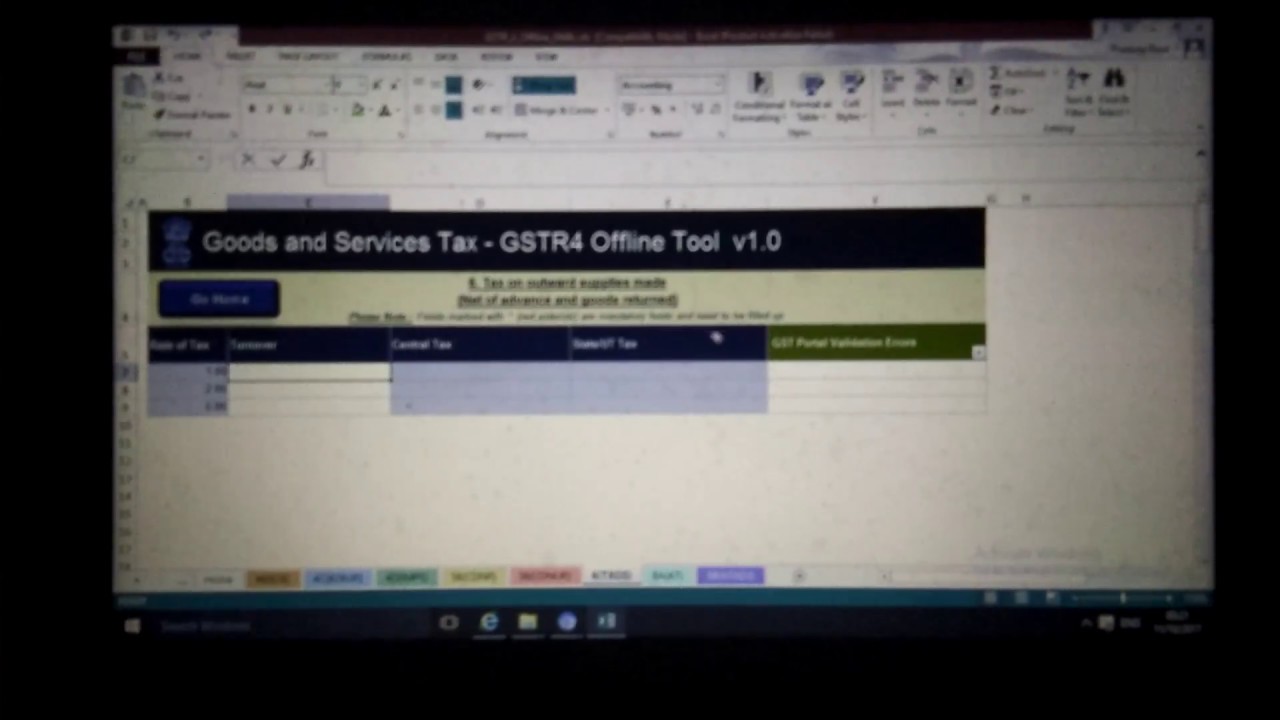 GSTR 4 Return for Composition Dealer.