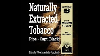 Capt. Black Pipe N.E.T liquid | by The Vaping Fossil | Superb!!