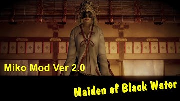 Fatal Frame: Maiden of Black Water Mod - Miko Character with Wearable Eye Veil (with Miko Animation)