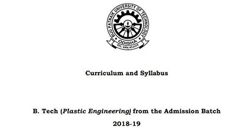 bput 7th semester plastic engineering syllabus