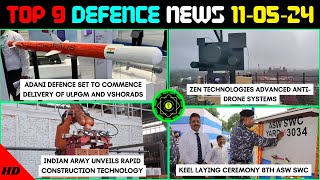 Defence Updates 11-05-24#latestnews #defencenews #pak #palestine #drdo #missile #unsc #imf #adani