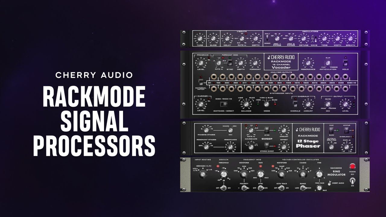Cherry Audio Rackmode Signal Processors 6 Min Walkthrough Video (60 off for a limited time