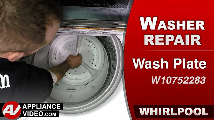 Whirlpool Washer - F7e2 F7e3 or F7e4 Error - Wash Plate Repair