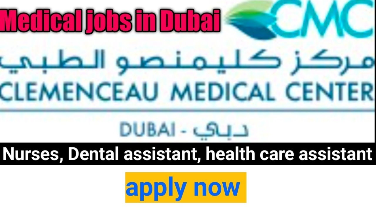 Medical jobs in Dubai, nursing, dental,and health care assistant, Free