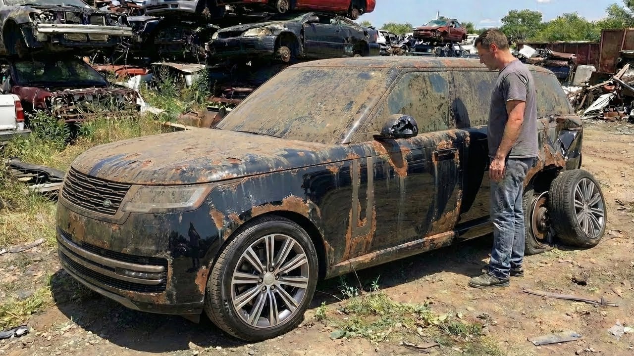 Rust Look Range Rover ASMR Car Restoration | Land Rover Range Rover I Full Restoration From ...