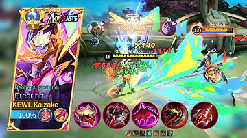 MOONTON THANK YOU WITH THIS NEW FREDRIN SKIN! | VAMPIRE BUILD🩸| MLBB