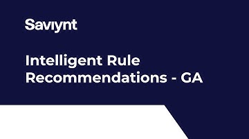 v25.Chicago GA | Aanbevelingen voor intelligente regels