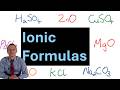 How to write Ionic formulas for GCSE Chemistry. 2 EASY WAYS to work out ionic formulas.
