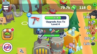 Upgrade Axe To Level 4 Little Farm Story Idle Tycoon Gameplay Part   screenshot 5