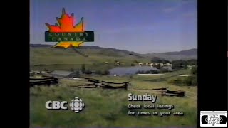 Country Canada Promo - British Columbia Land Rights - CBC 1995
