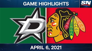 NHL Game Highlights | Stars Vs. Blackhawks - Apr. 6, 2021 NHL Game Highlights | Stars Vs. Blackhawks - Apr. 6, 2021