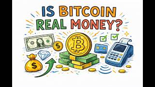 🟧 ₿ Is Bitcoin Real Money? | Clear Explanation for Complete Beginners 💡💰