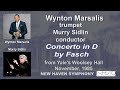 Capture de la vidéo Wynton Marsalis: Fasch "Concerto In D" For Trumpet. With The New Haven Symphony Orchestra In 1985