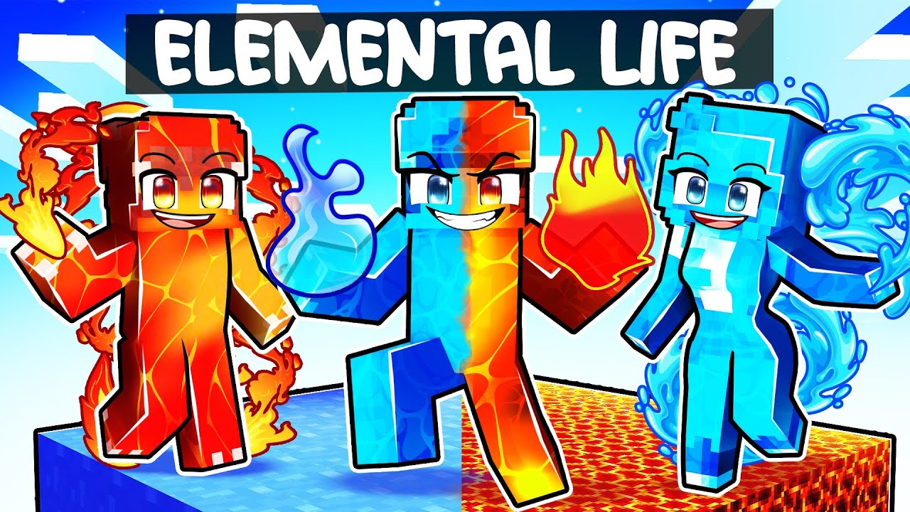 Having an ELEMENTAL LIFE in Minecraft!
