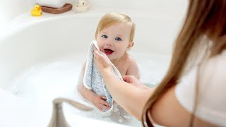 The Softest Baby Washcloths for Bathing a Newborn | Cami Baby Washcloths for Face & Body