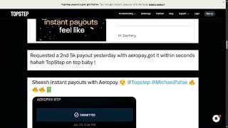 Topstep payouts are now instant with Aeropay #topstep #trader