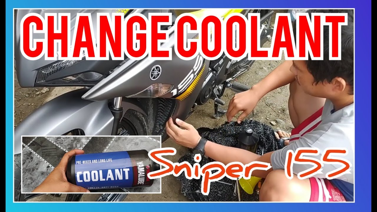 How to change coolant of Yamaha Sniper VVA 155
