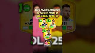 TOP 3 MEJORES JUGADORES de cada SELECCIÓN de SUDAMÉRICA en DLS 25 #dls #dls25 #dreamleaguesoccer