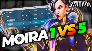 The Moira Build that Counters SIGMA in Overwatch 2 Stadium