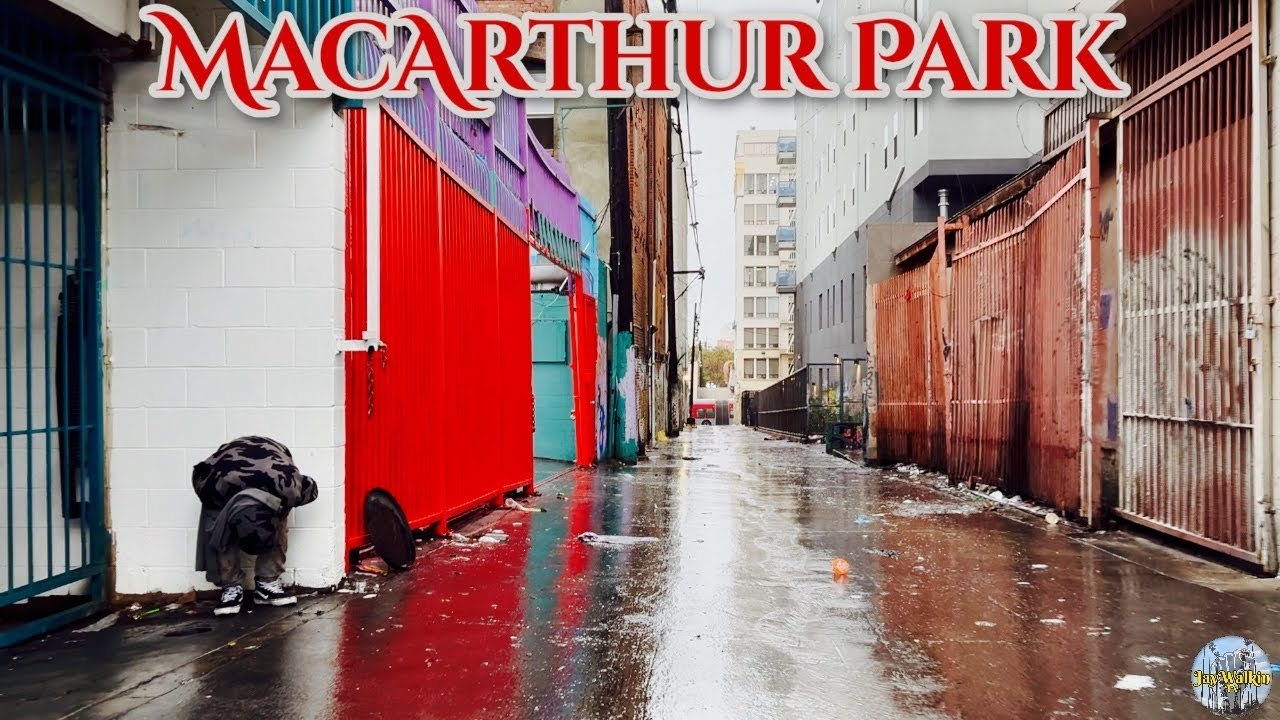 LA Flash Flood ☔️🌳• Ep 16 | Los Angeles, California  🇺🇸 [4K]