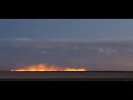 Massive brush fire ￼