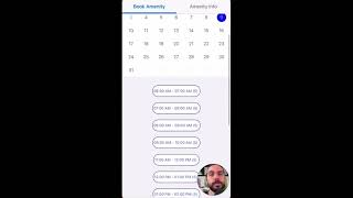 HOA Messenger - How to Reserve an Amenity screenshot 4