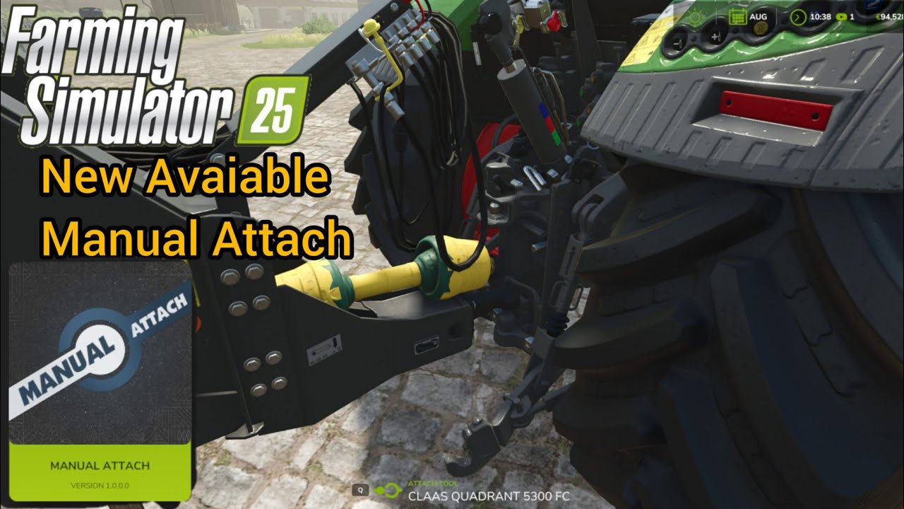 New Available : manual Attach!