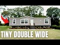 Tiny Double Wide w/ LOTS of Charm - Mobile Home Tour
