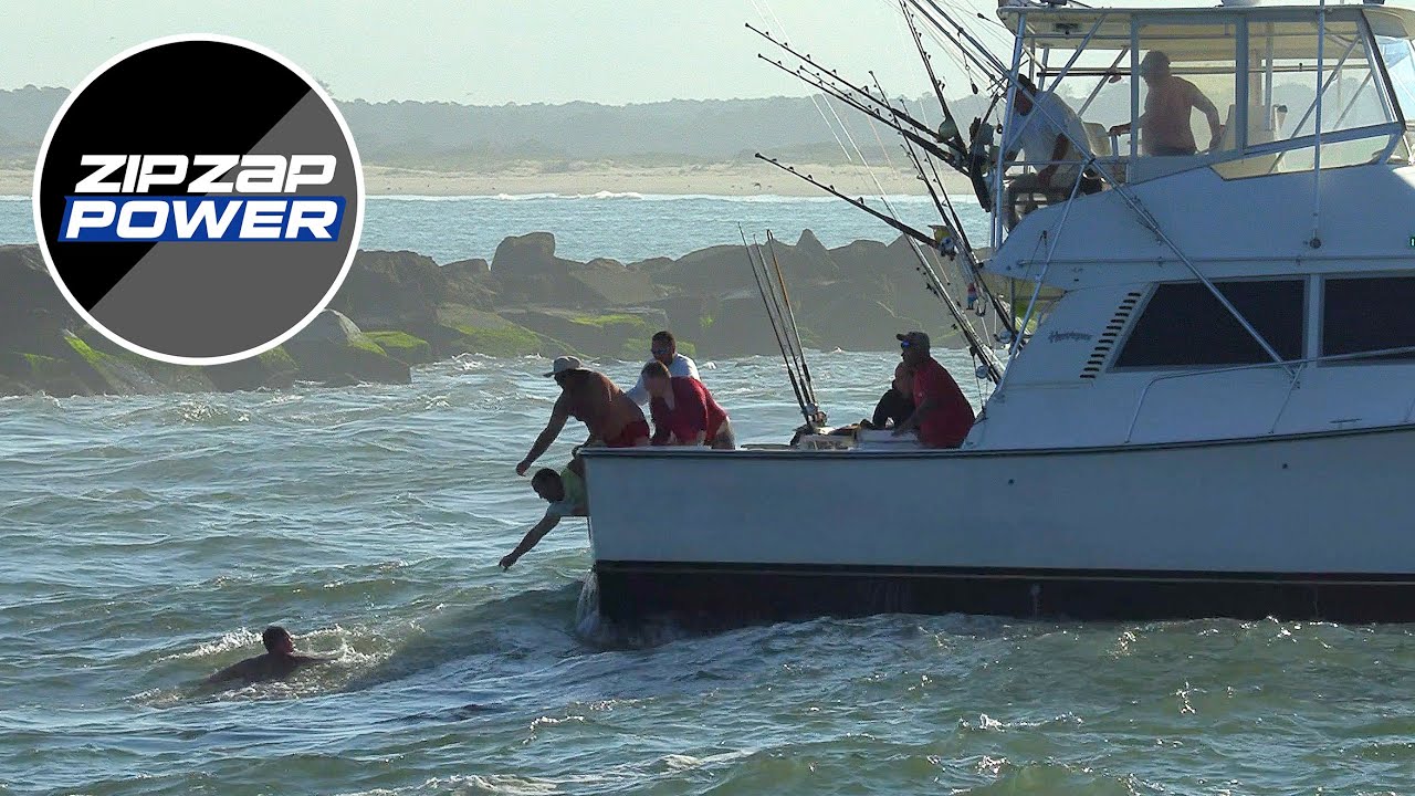 White Marlin Open Man Overboard x 3 in Ocean City, Maryland - YouTube