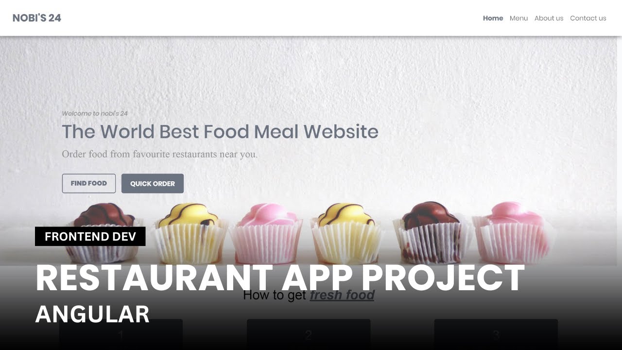 Restaurant Web Application | Angular Project | Food Order Application ...
