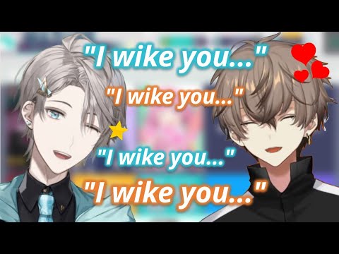 【ENG SUB】Kaida & Alban Flirting Through Stickers【Kaida Haru 甲斐田晴 / Alban Knox / NIJISANJI にじさんじ】
