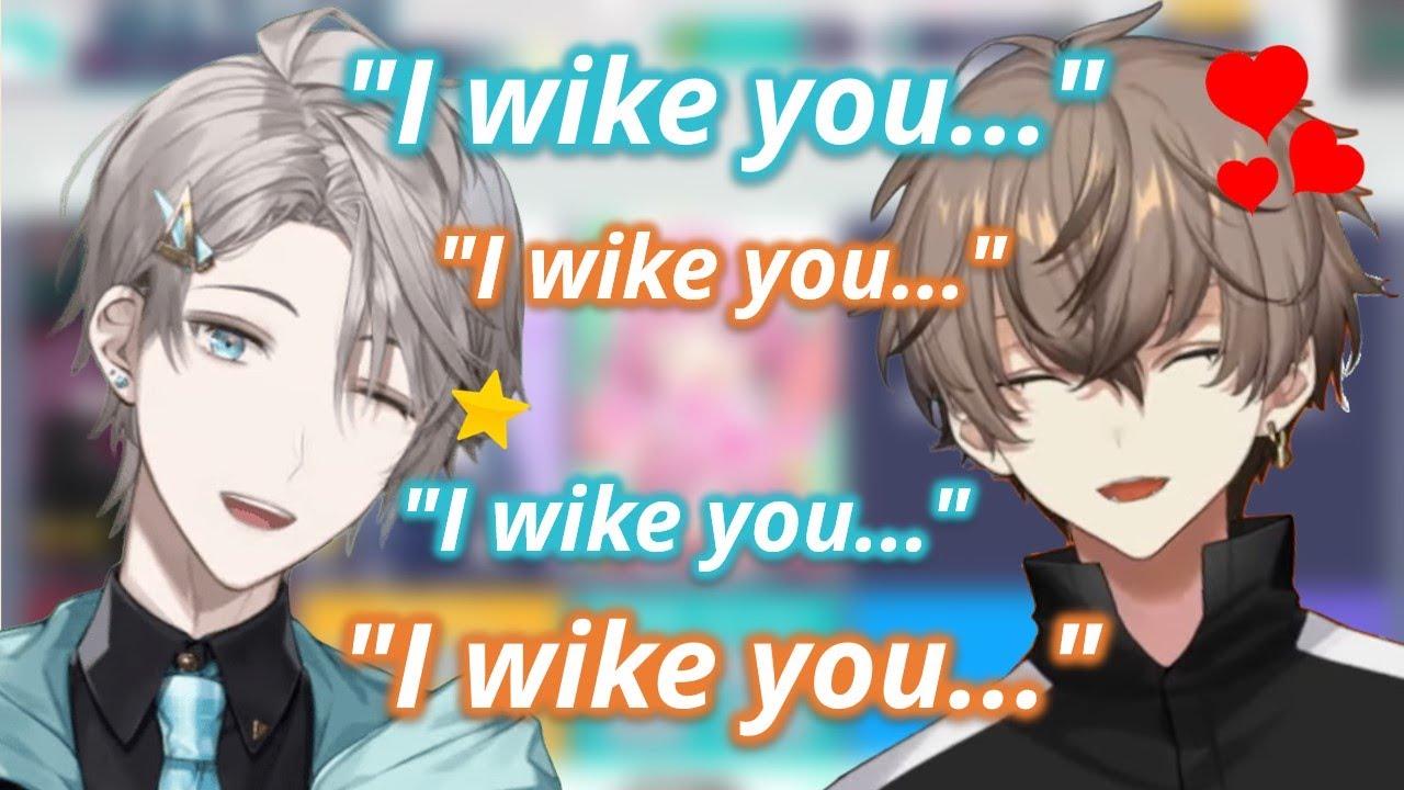 【ENG SUB】Kaida & Alban Flirting Through Stickers【Kaida Haru 甲斐田晴 / Alban Knox / NIJISANJI にじさんじ】