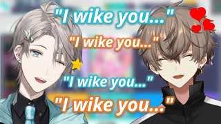 【ENG SUB】Kaida & Alban Flirting Through Stickers【Kaida Haru 甲斐田晴 / Alban Knox / NIJISANJI にじさんじ】