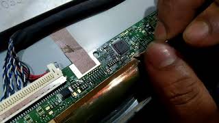 Walton 32 inch LED TV display problem double image solved