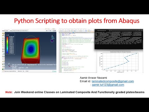 Python Scripting in Abaqus: Easy Plotting & CMD Execution Guide - YouTube