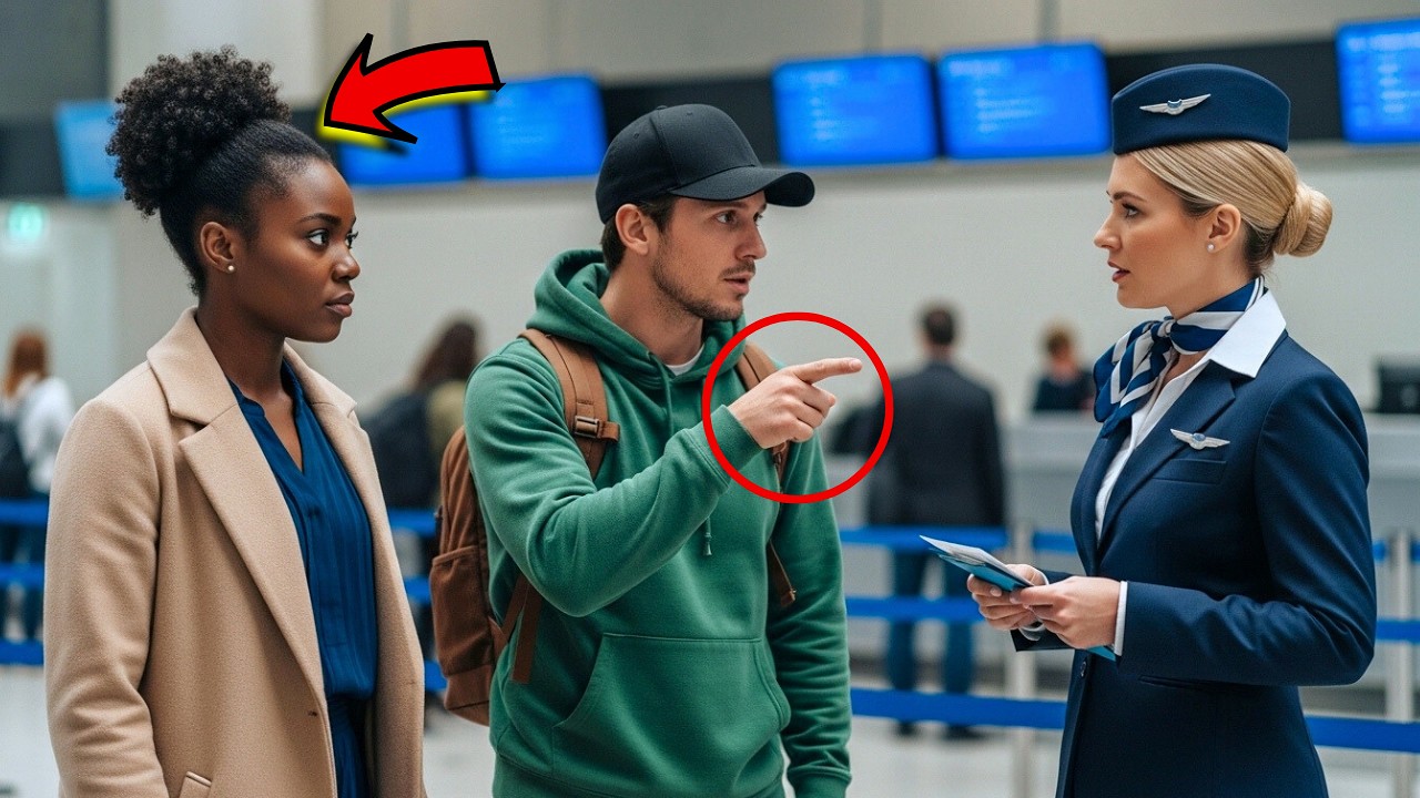 Agent Refuse L'accès À Une Femme Noire — Le PDG Arrive Et Paralyse Tout L'Aéroport