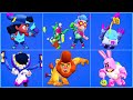 All The New Skins Winning & Losing Animation | Brawl Stars Season 11 #biodome