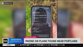 Phone from Alaska Airlines Flight 1282 found near portland