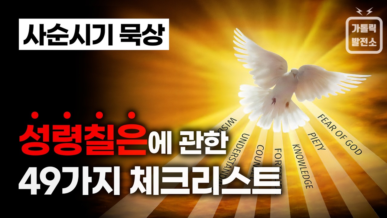 [사순시기 묵상] 성령칠은에 관한 49가지 체크리스트 / 고해성사 양심성찰 / 내레이션 - 최연준 신부 (Eng Sub) / 미니다큐 가톨릭발전소