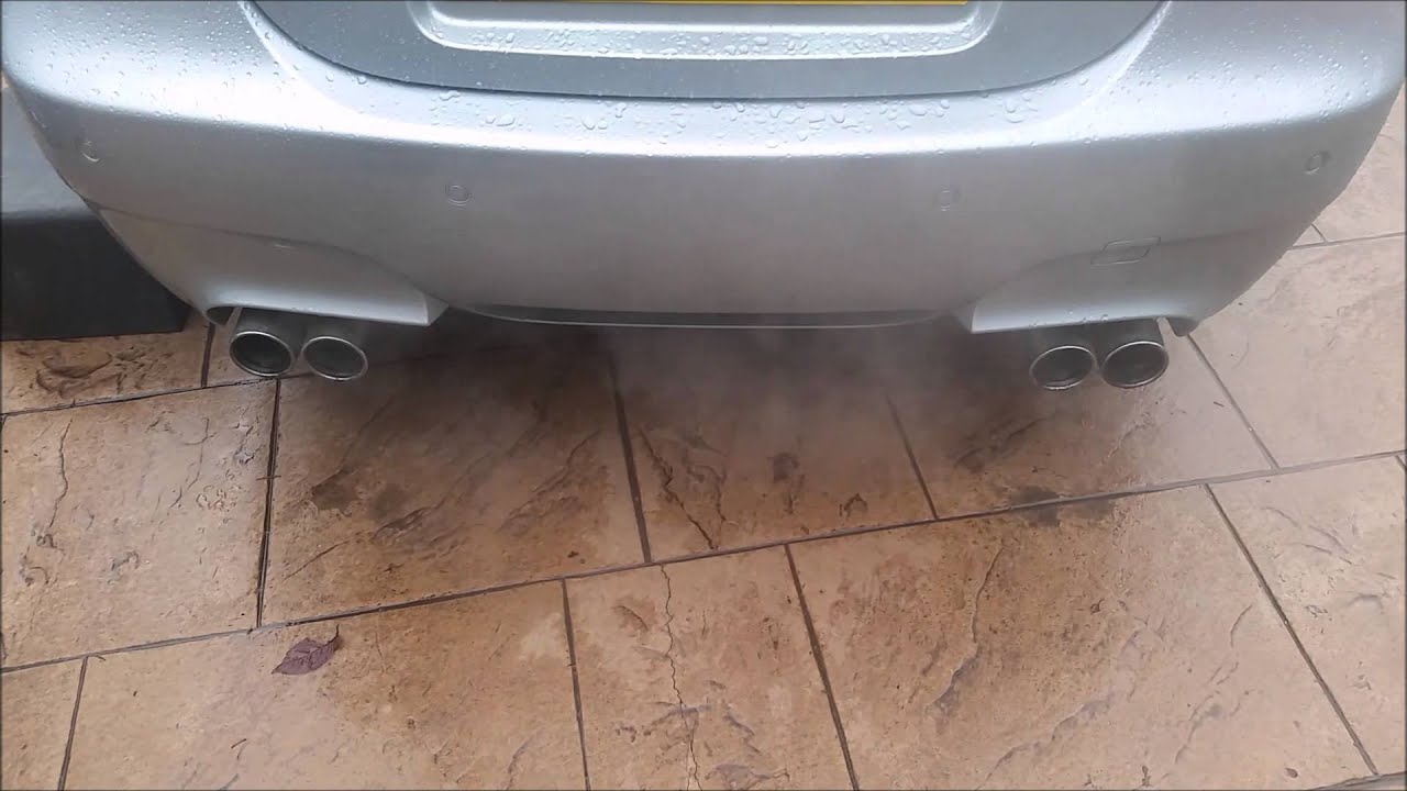 E60 M5 Oem modified exhaust by Pauls car welding YouTube