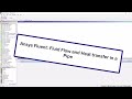 Ansys Fluent: Fluid Flow and Heat Transfer in a Pipe