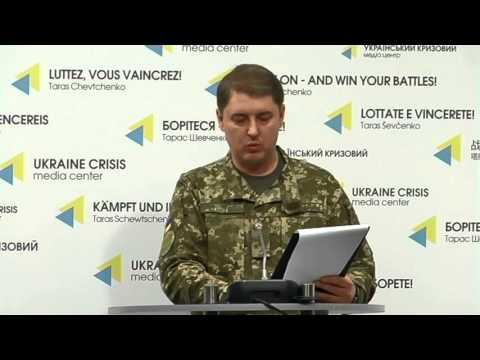 Полковник Олександр Мотузяник, речник АПУ з питань АТО. УКМЦ, 21.04.16