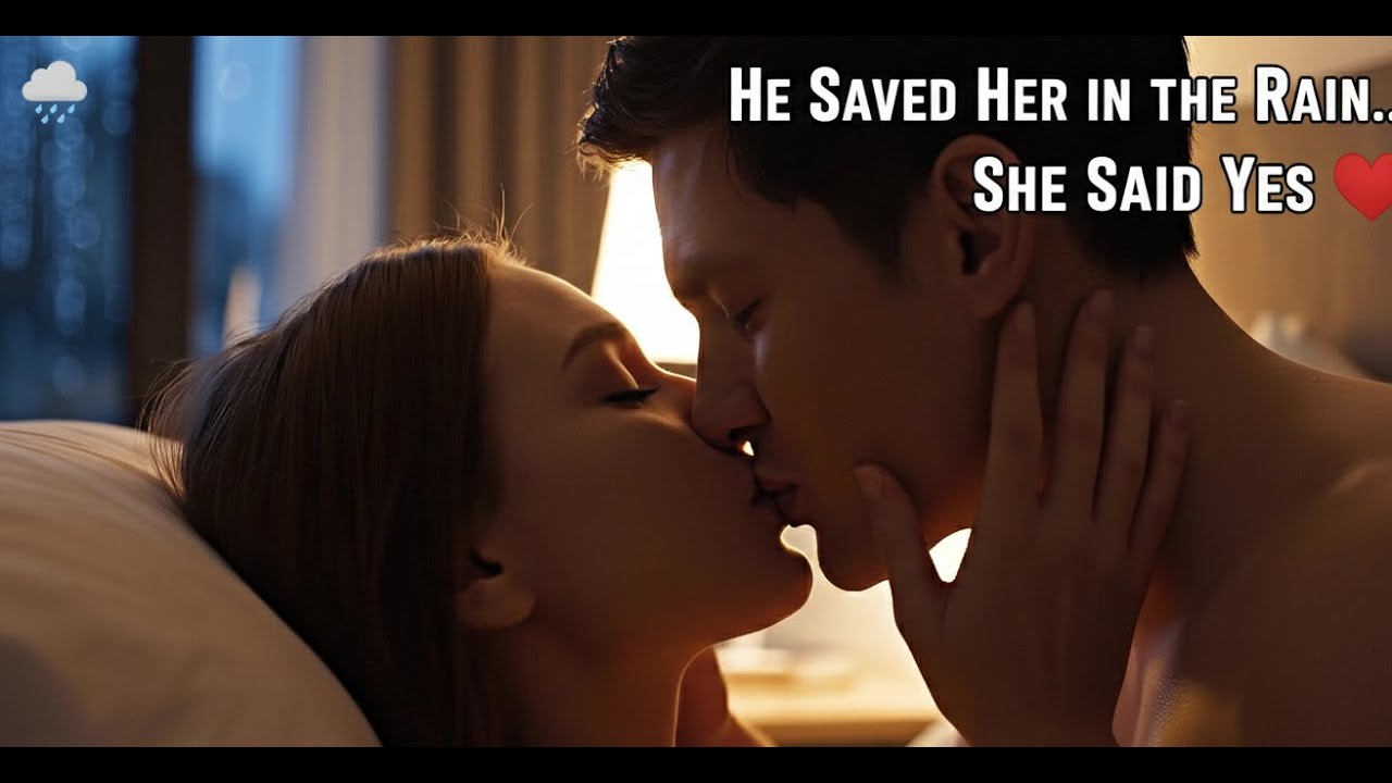“He Saved Her in the Rain… She Said Yes ❤️”