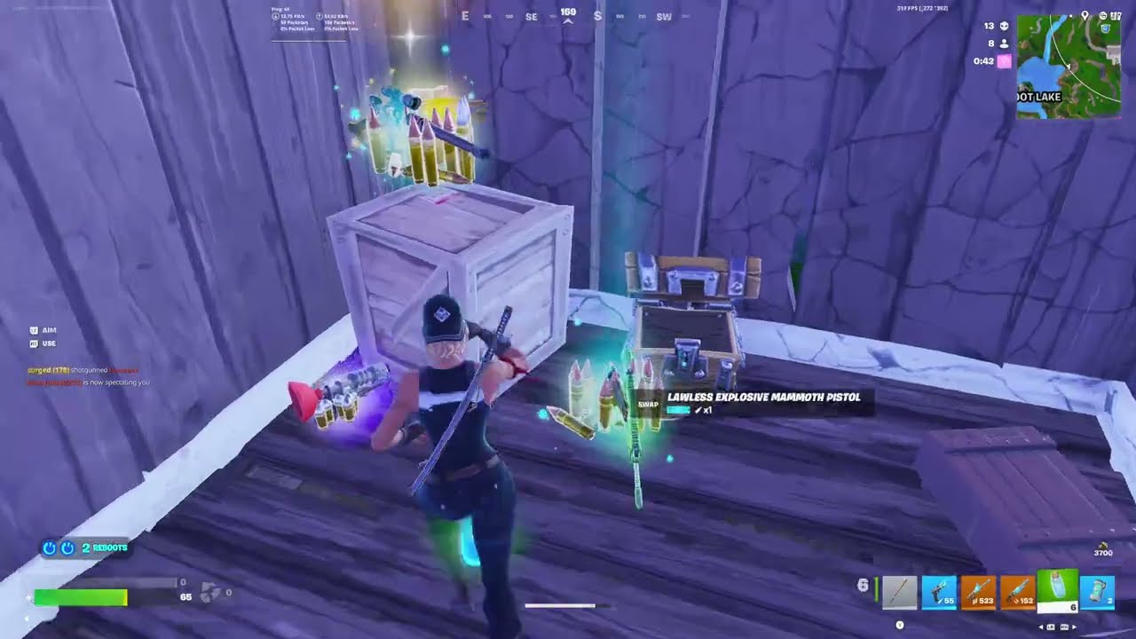 Fortnite solo reload zero build (18 kill win) Exotics and Mythics.